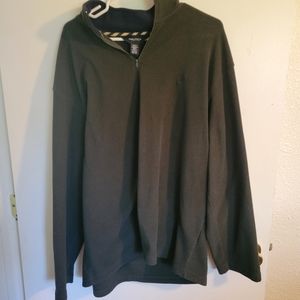 Nautica fleece XL dark green 100% polyester